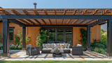 Pergola bioclimatique et balancelle : le duo gagnant pour profiter de sa terrasse toute l&rsquo;année